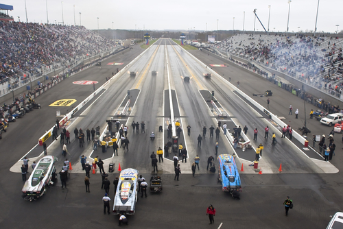 Four Wide Racing at zMAX Dragway with Milestones on the Line Image