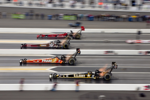 Las Vegas Motor Speedway Hosts NHRA Four Wide Nationals Image