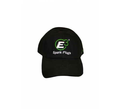 Buy E3 Black Embroidered Logo Cap | E3 Spark Plugs